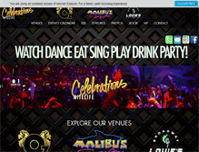 Tablet Screenshot of celebrationsnitelife.com